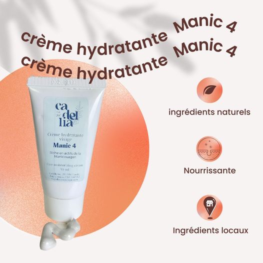Affiche instagram de la crème hydratante Manic 4