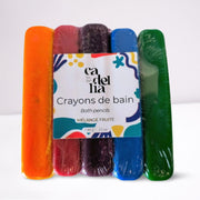 Crayons pour le bain amusants lavables faits de savon